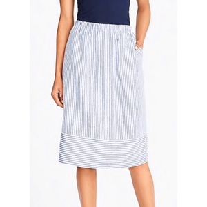 JCrew Factory Pull-on Linen Skirt